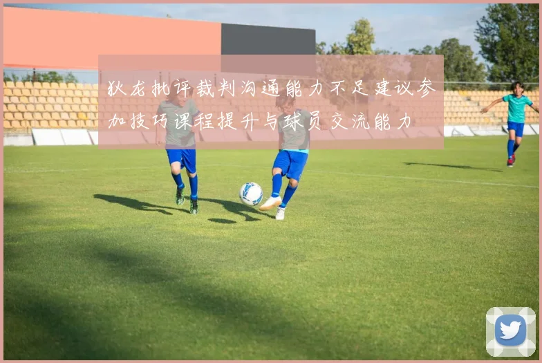 狄龙批评裁判沟通能力不足建议参加技巧课程提升与球员交流能力